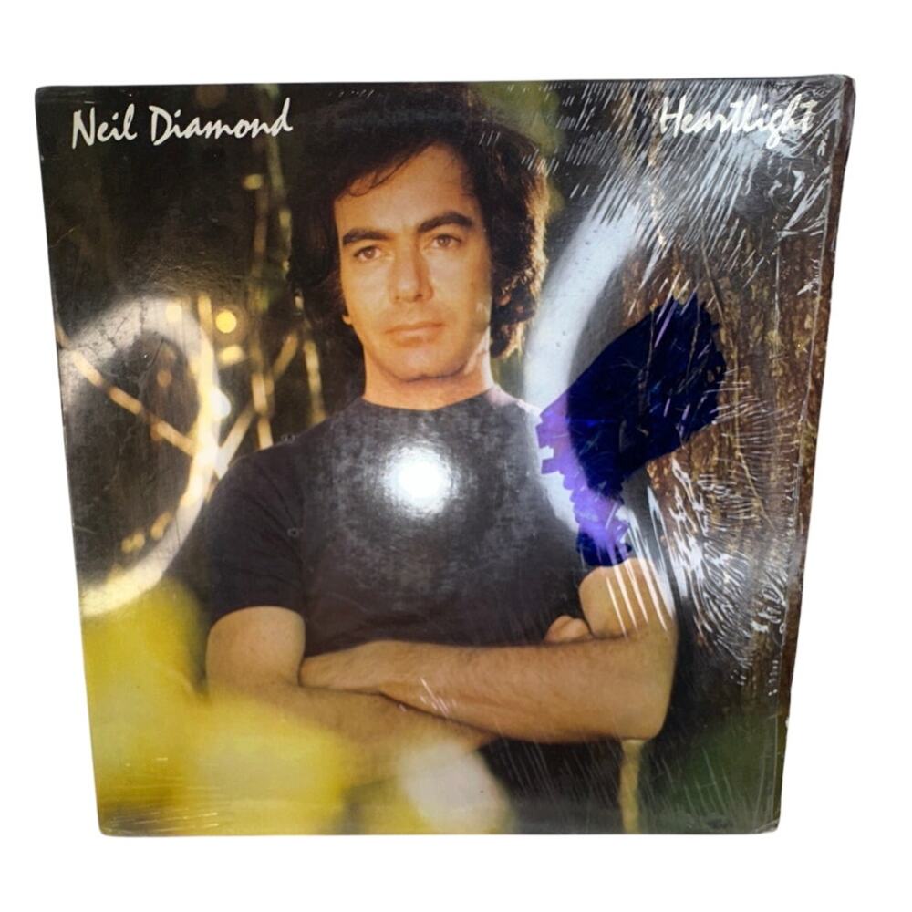 Neil Diamond Heartlight Vinyl LP Record Columbia 1982 Pop Rock Folk